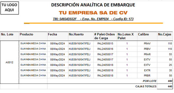 Reporte analítico